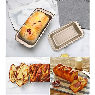 Khuôn Loaf chữ Nhật Chống dính Unibaker Vàng - Size Nhỏ