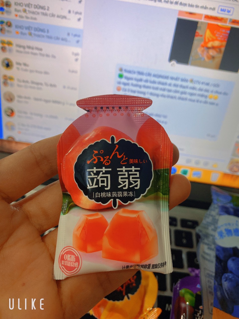 Thạch trái cây aiqingke nhật bản