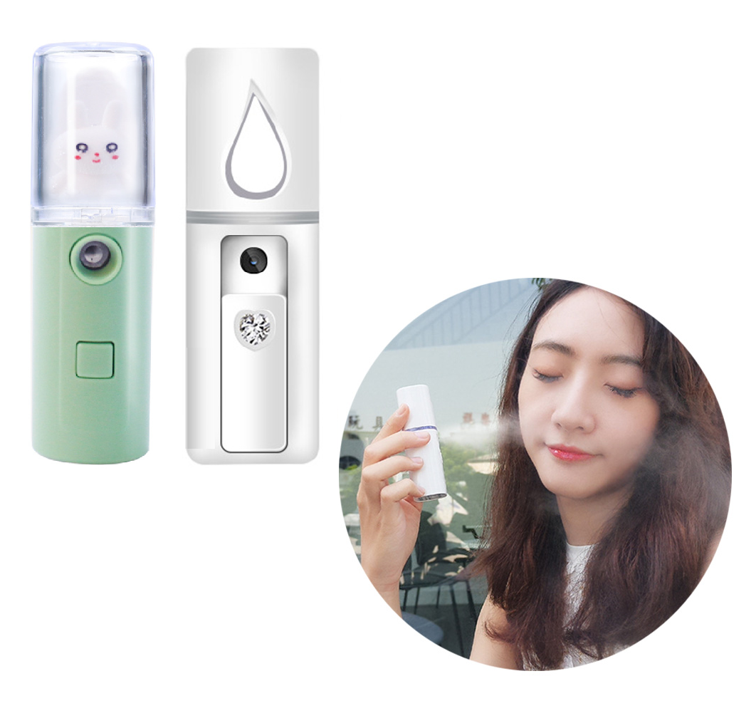 MÁY XỊT KHOÁNG CẦM TAY MINI NANO MOISTURE SPRAY (2 Mẫu, nhiều màu )- [ Máy xông mặt mini #Xông hơi mặt #Xịt khoáng Nano #Dưỡng ẩm chăm sóc da mặt ]