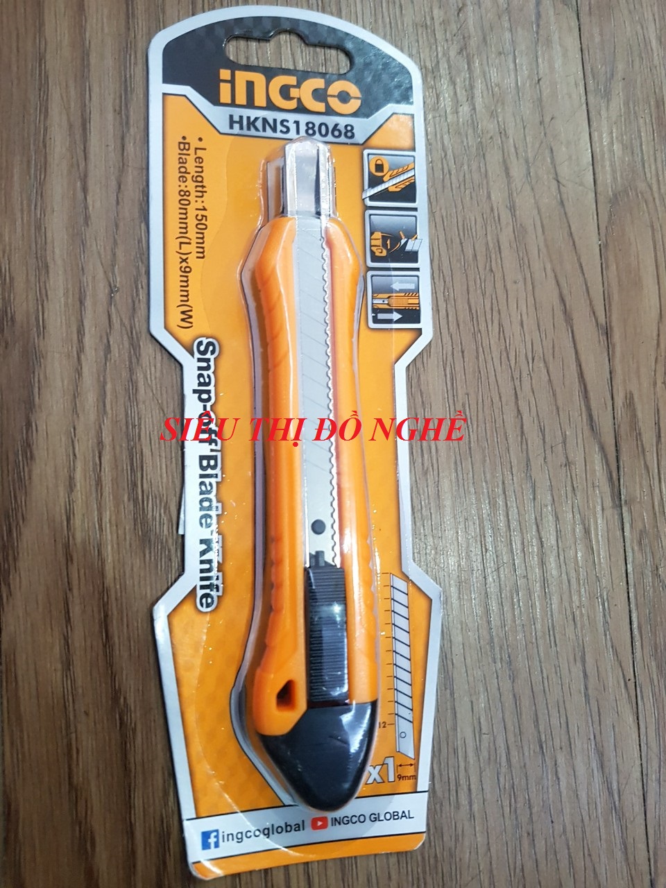 Dụng cụ rọc giấy ingco hkns18068