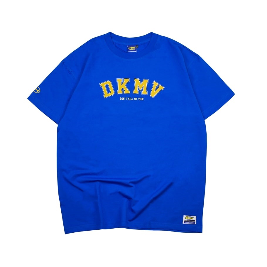 DKMV Áo local brand tặng lèm tone màu xanh DKMV Tee Jersey-Blue | K05-T7