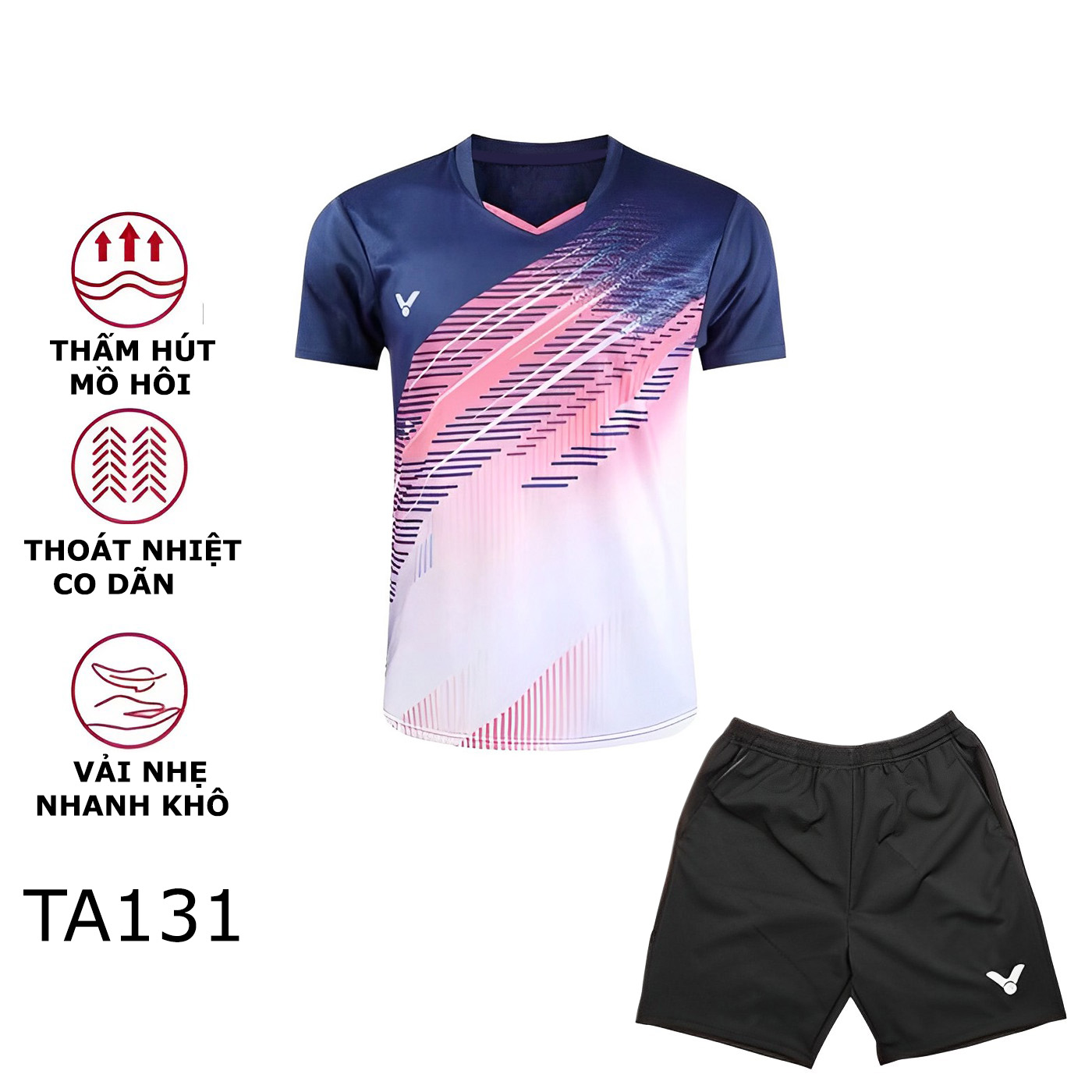 Áo thể thao Cầu lông, Bóng chuyền, Bóng bàn, thể thao 2024 (Mã TA131)