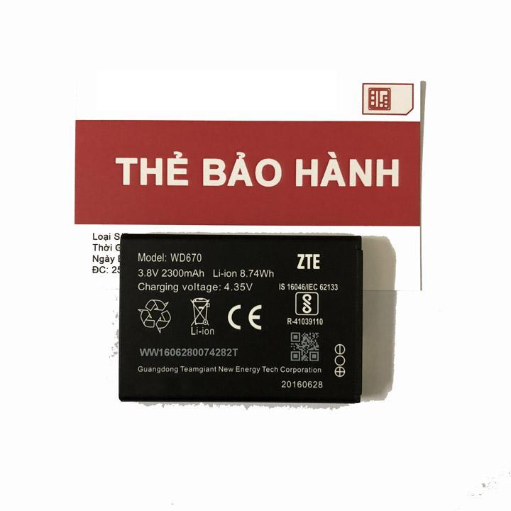 Pin wd670 dung lượng cao - pin của bộ phát wifi di động