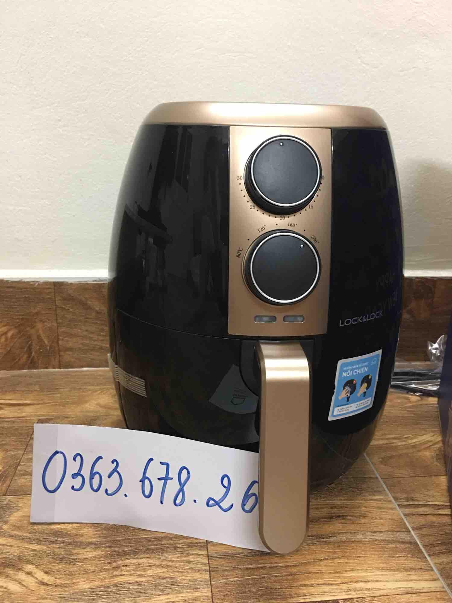 Nồi chiên không dầu lock & lock ejf445 - quà tặng samsung