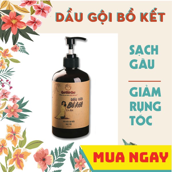 Dầu gội bồ kết cô đặc 💆🏻‍♀️Dầu gội thảo dược sạch gàu, nấm ngứa, chống, ngăn rụng tóc, mọc tóc QUÊ MỘT CỤC- handmade