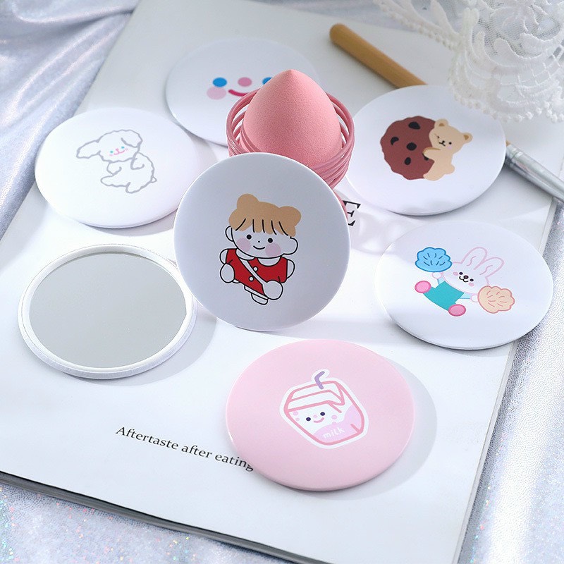 Gương Mini Tròn Cầm Tay
