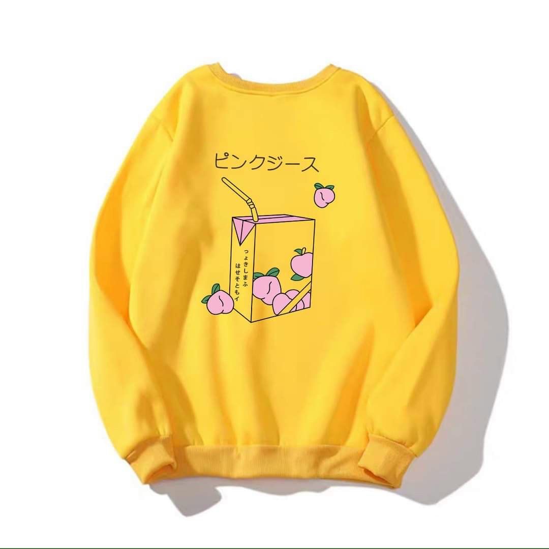 [HCM](Có video) Áo Sweater hình hộp sữa siêu đẹp dễ thương (Nỉ ngoại cotton cao cấp) Hình thật 100%
