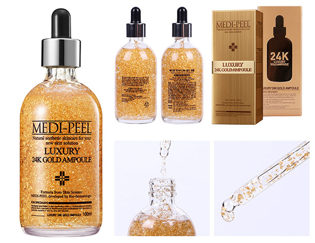 [HCM]Tinh Chất Vàng ngăn ngừa lão hóa MEDI-PEEL Luxury 24K Gold Ampoule se rum Chống Lão Hóa MEDI-PEEL Luxury 24K Gold Ampoule se rum MEDI-PEEL Luxury 24K Gold Ampoule tinh chất vàng se rum MEDI-PEEL Luxury 24K Gold Ampoule