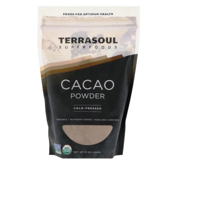 Bột cacao sấy lạnh hữu cơ Terrasoul 454g
