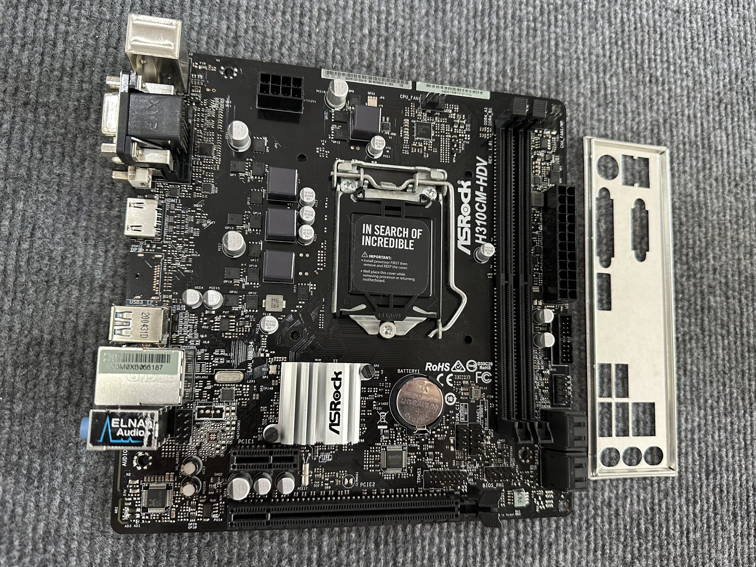 Main Asrock H310M-HDV (Chipset Intel H310/ Socket LGA1151/ VGA onboard) Cũ