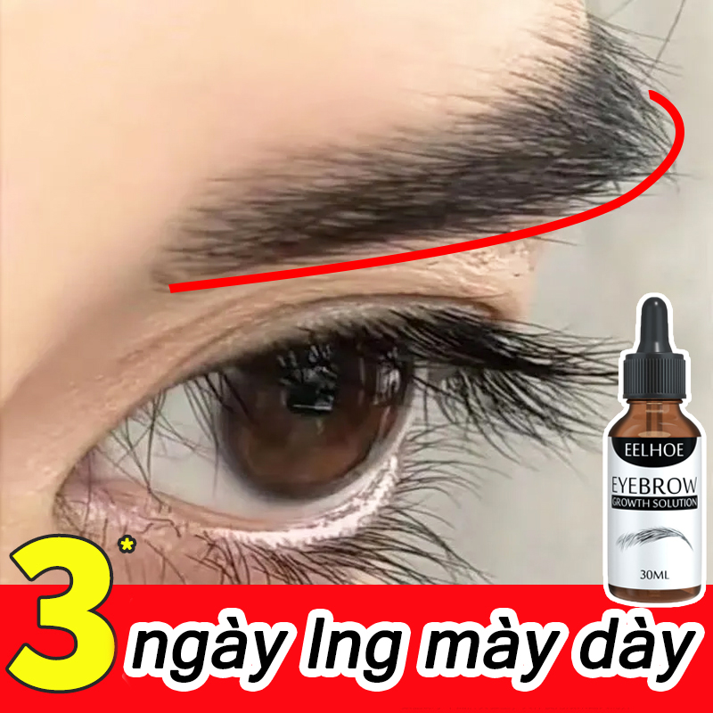 Serum tăngtrưởng lông mày, tinh chất tăng trưởng mọc dày lông mày, ​tinh chất mọc mi 30ml, dày lông màu đen lông mày, giúp lông mày mọc tự nhiên