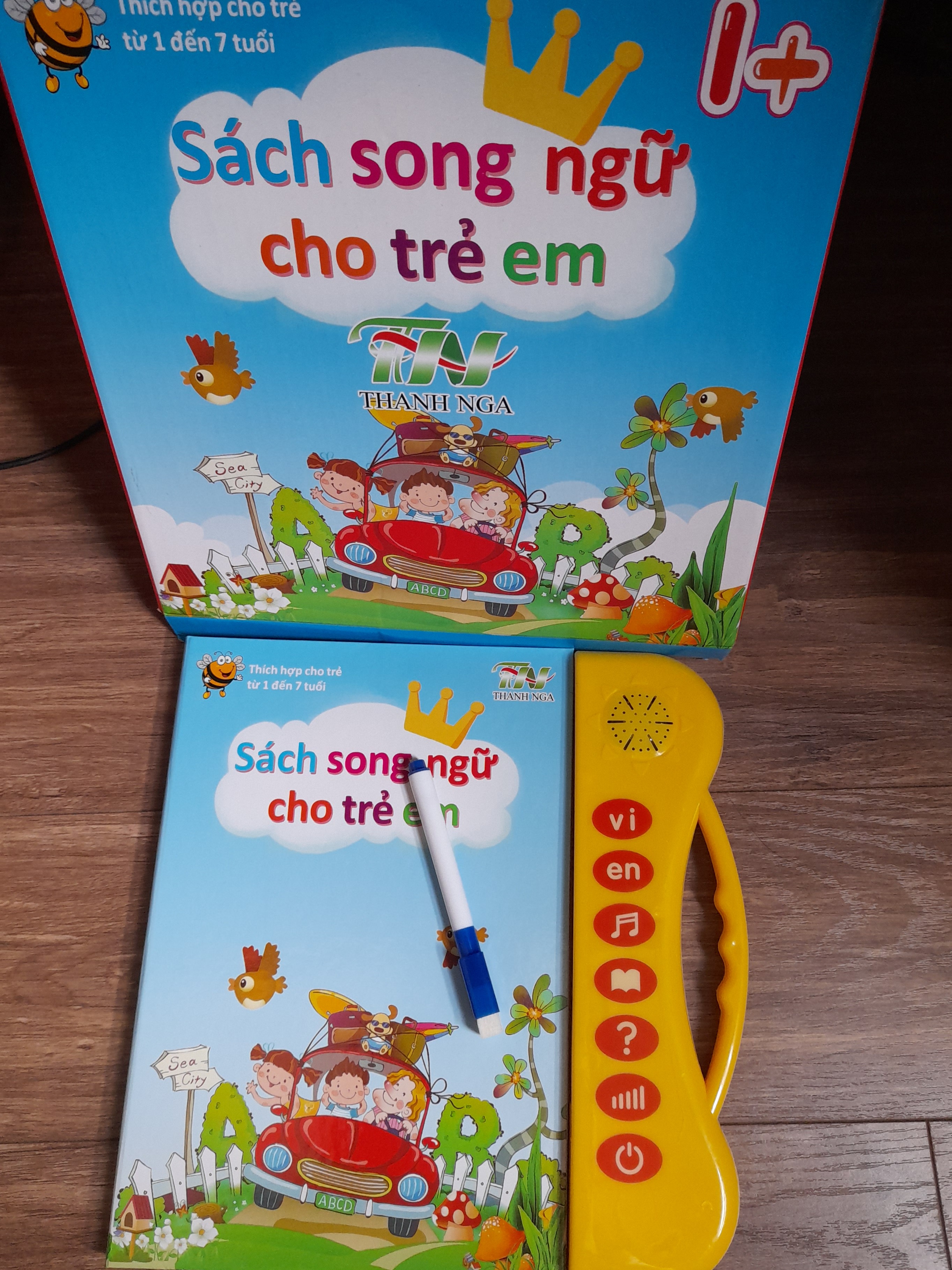 Sách quý song ngữ cho trẻ em. Bản nâng cấp cho trẻ từ 1-7 tuổi Thanh Nga. Sách điện tử song ngữ Anh- Việt
