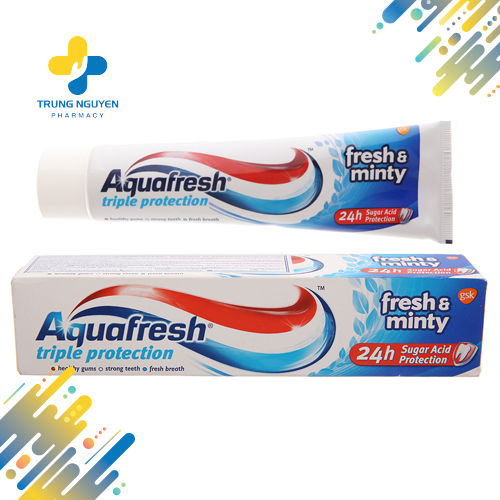 Kem đánh răng Aquafresh Triple Protection Fresh and Minty
