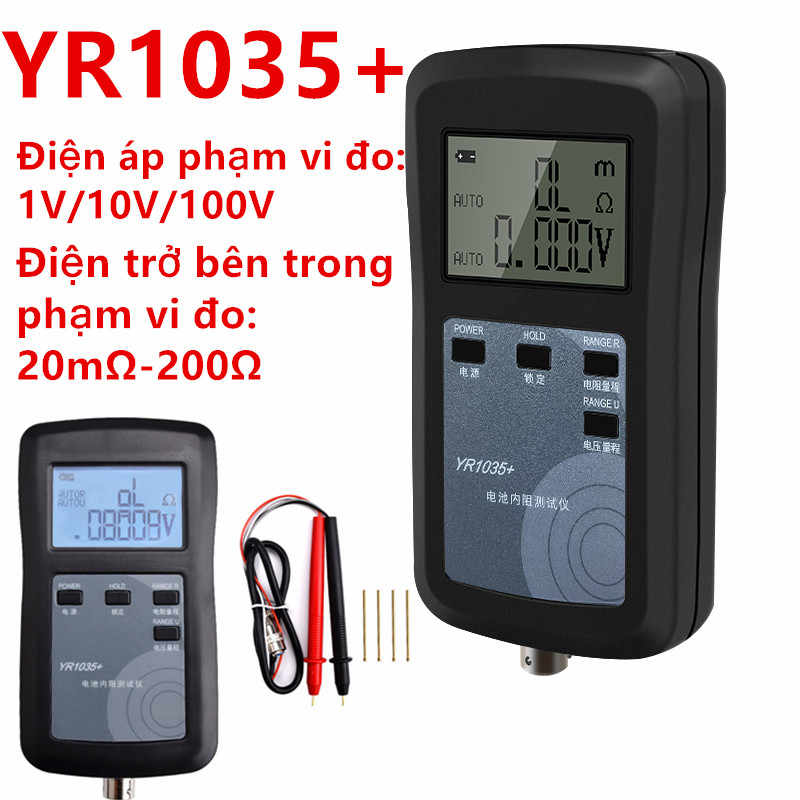 YR1035 Sản phẩm mới Máy đo điện trở trong YR1035 mới giao diện tiếng Anh độ chính xác cao YR1035