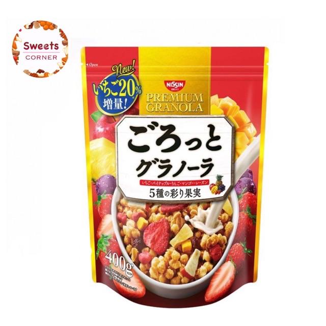 Ngũ cốc Nissin Premium Granola 400g - Trái cây khô