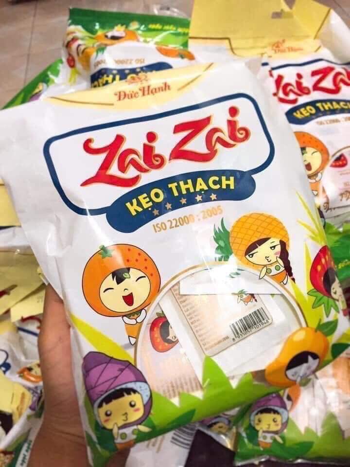 [ Giòn zai ] THẠCH HOA QUẢ ZAI ZAI gói 320g / 350g / 700g ăn vặt siêu ngon