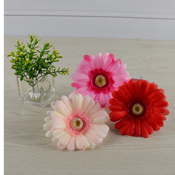 Đầu hoa đồng tiền trang trí, điểm hoa đồng tiền kích thước hoa 11cm