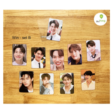 Set 10 tấm card hình BrightWin bo góc tặng sleeve