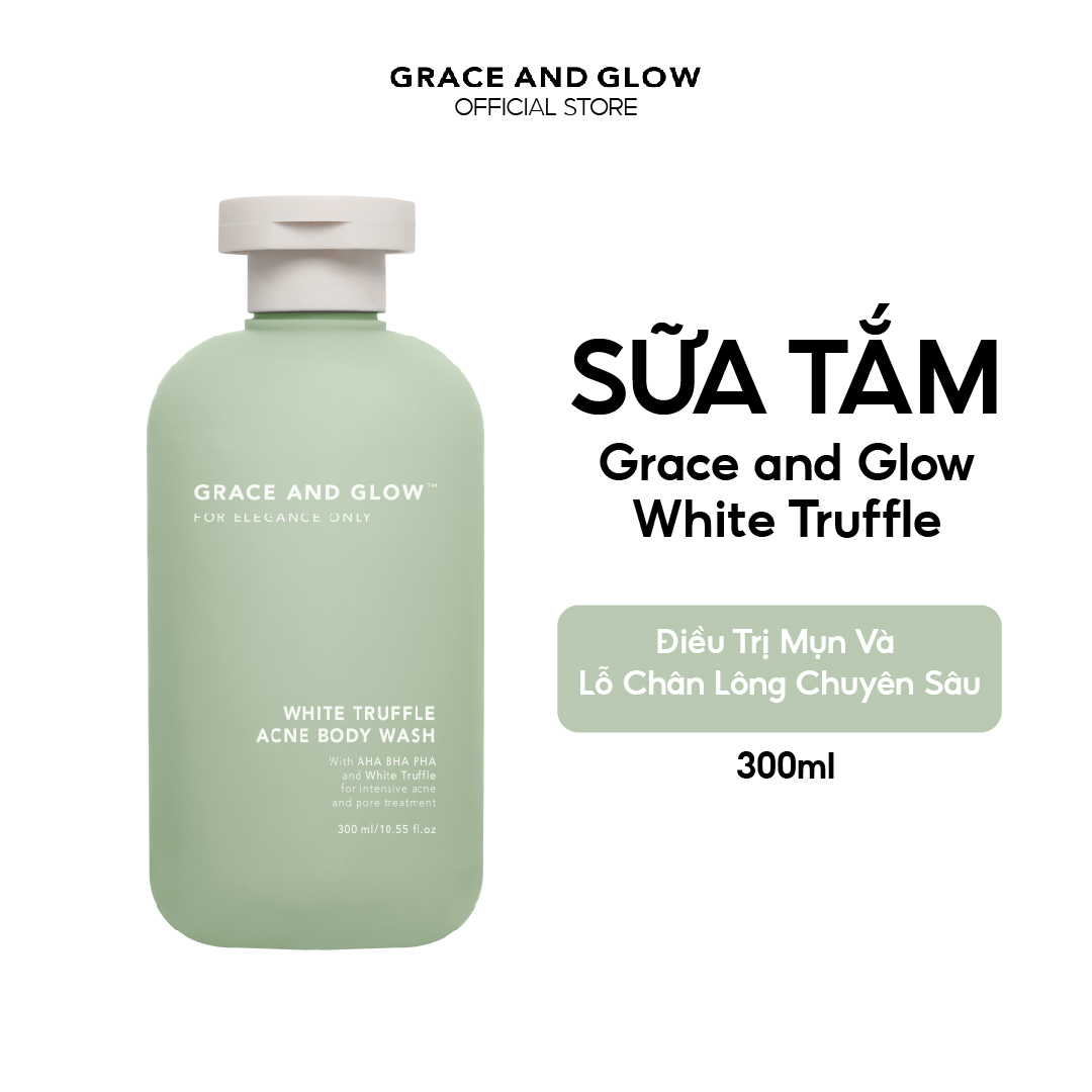 Sữa Tắm Grace And Glow White Truffle Acne dành cho da Mụn Và Lỗ Chân Lông 300ml