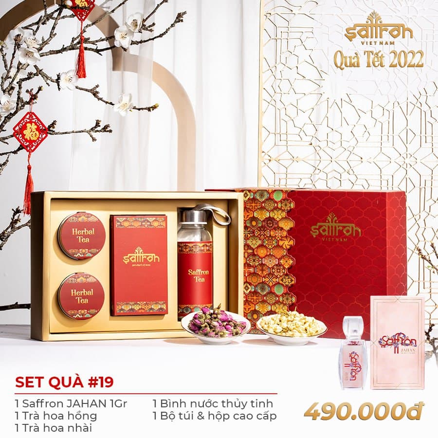 Bộ quà Ba Tư 2023 đặc biệt sang trọng nhụy hoa nghệ tây cao cấp SAFFRON VIỆT NAM