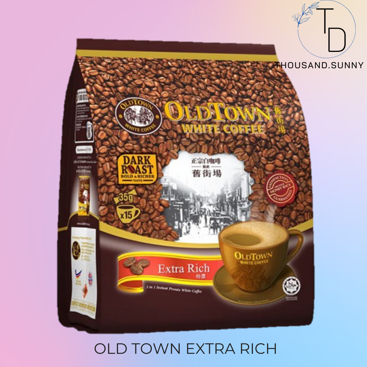 Date 2023 - best coffee - cà phê old town white coffe extra rich - đen sữa đậm đặc