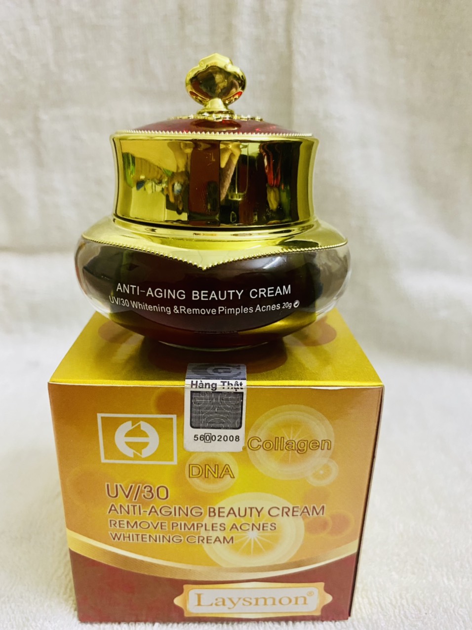 Kem dưỡng trắng da chống lão hóa LAYSMON Collagen UV/30