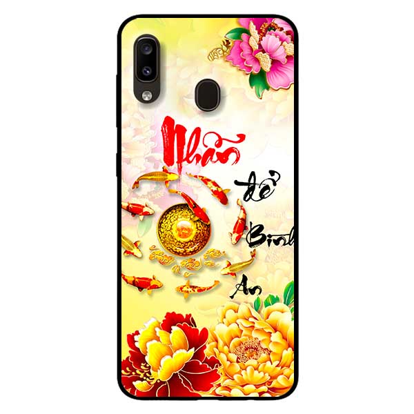 [HCM]Ốp lưng dành cho Samsung A20 / A30 mẫu Thư Pháp Nhẫn Bình An