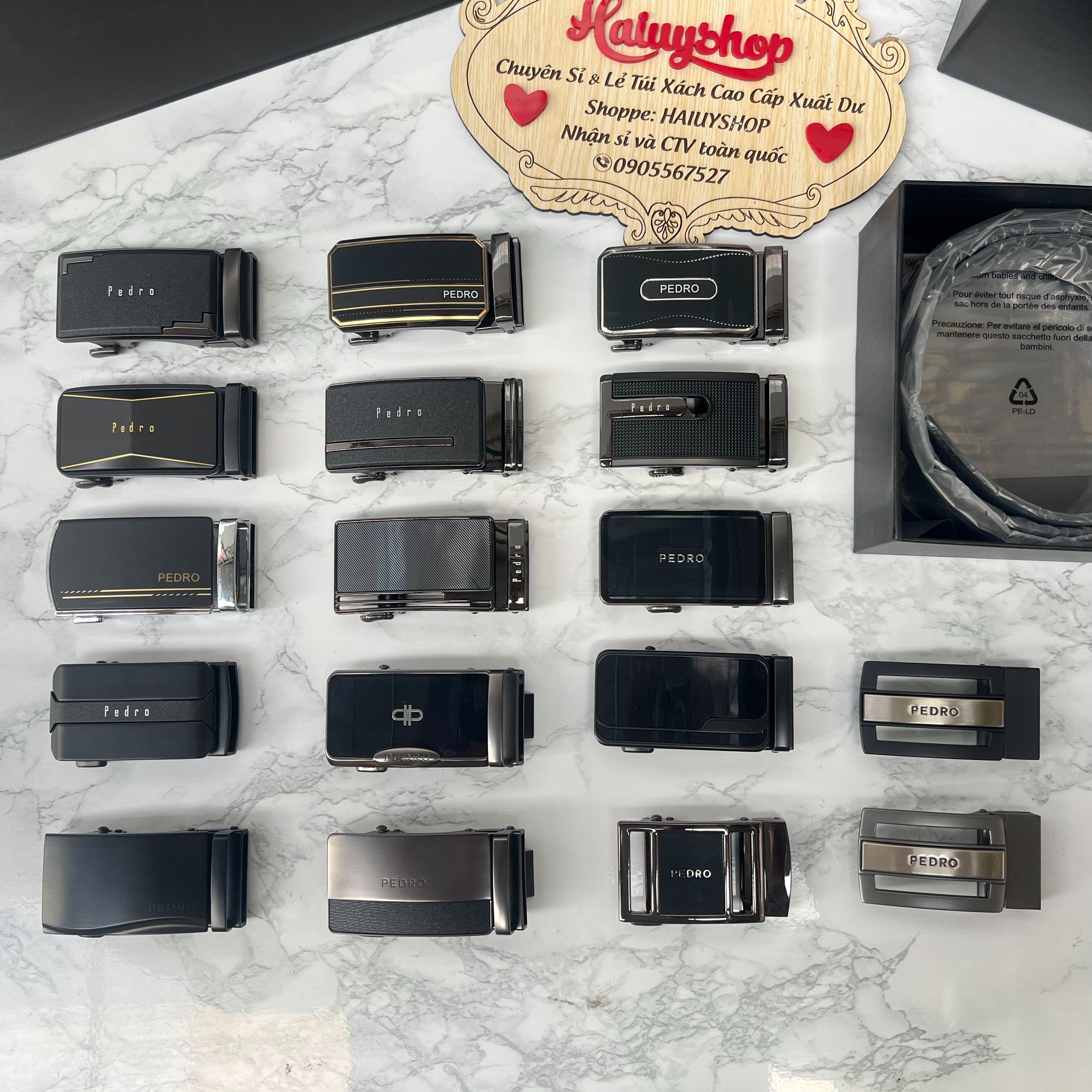 Thắt lưng nam nhiều mẫu fullbox + túi giấy hãng