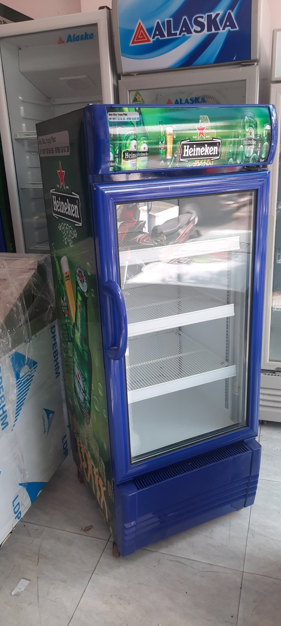 Tủ mát trưng bày PEPSI 250 lít, xinh lung linh còn mới trên 89%