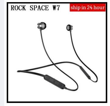 Tai nghe cao cấp  hot in ear Rock W7 kèm mic âm thanh hoàn hảo thiết kế nhỏ gọn _ Phân phối bởi Rock Việt Nam
