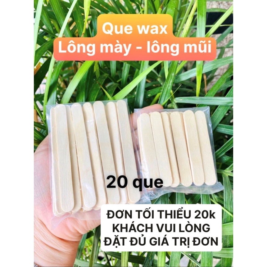 Que gỗ wax lông mũi lông mày