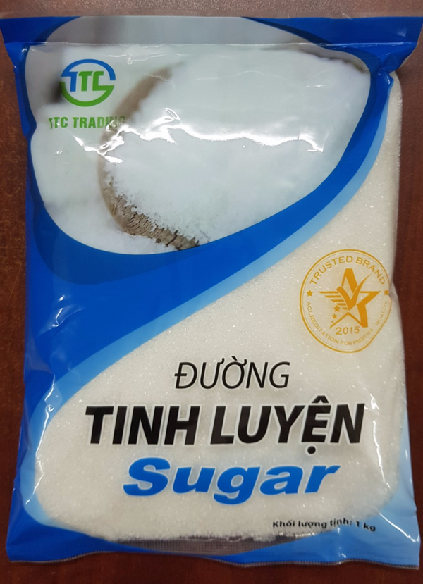 1 gói đường Trắng Tinh Luyện Sugar TTC Trading