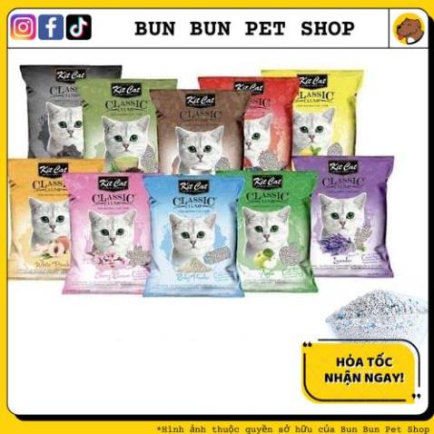 Cát vệ sinh kitcat đất sét 10l~7kg cho mèo
