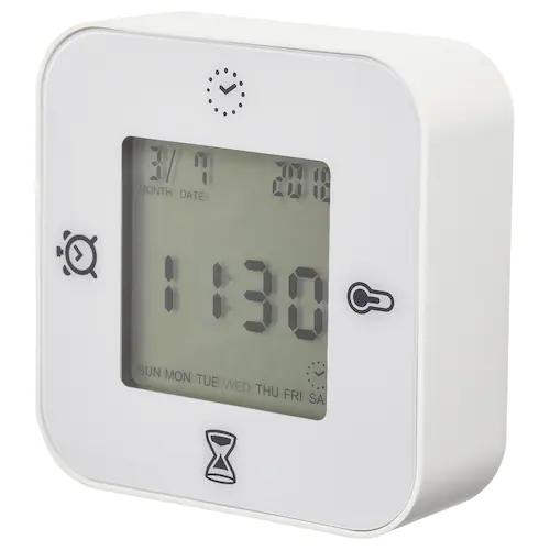 Đồng hồ báo thức thông minh klockis i.k.e.a 4 trong 1 - trắng