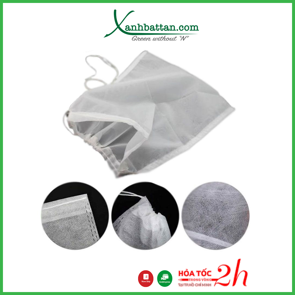 Túi lọc trà bỏ phân tan chậm size 5x7cm