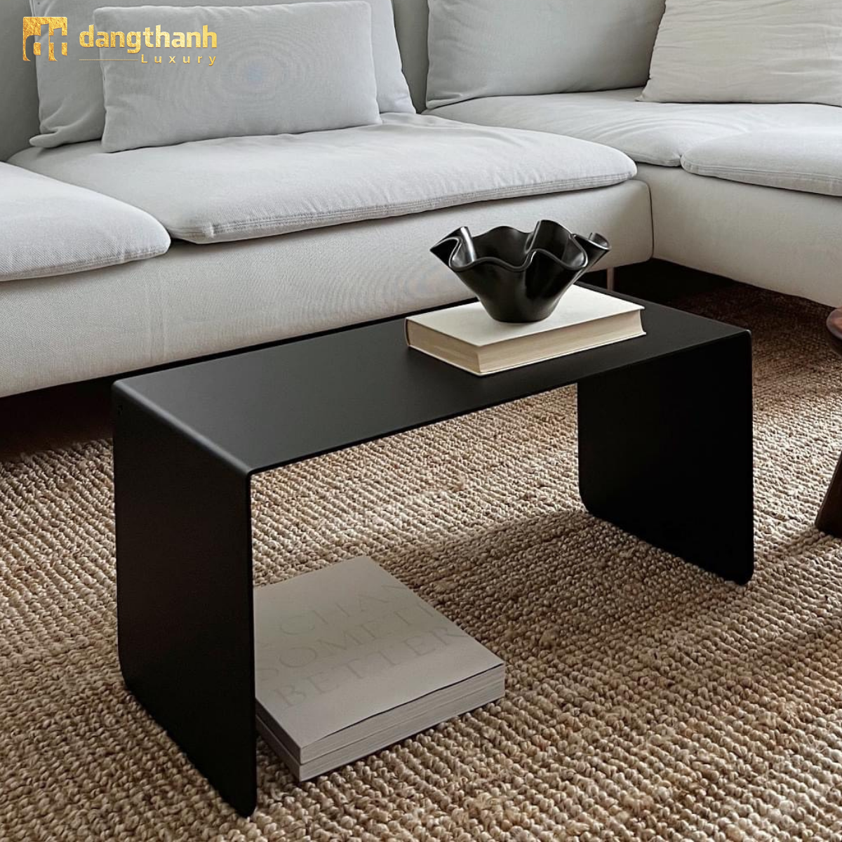 Bàn trà, bàn decor, bàn sofa, bàn chữ c, kệ sofa , bàn cafe, bàn/ bàn sofa phòng khách - bàn c2,c2 table - trắng/ đen