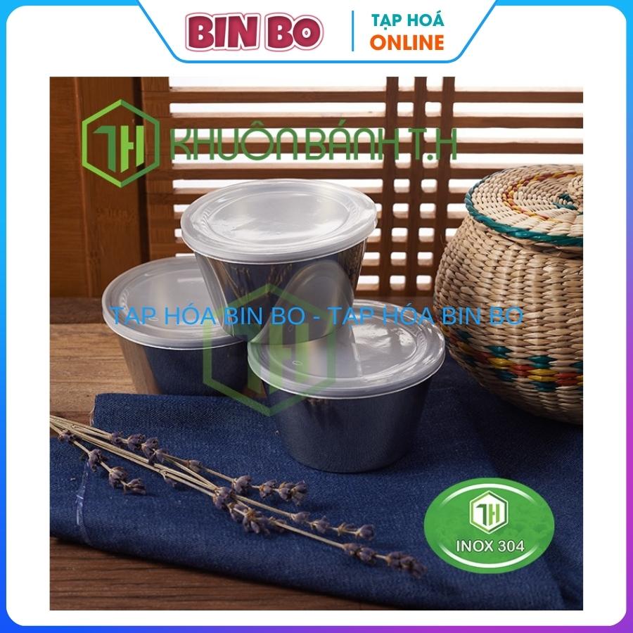 Khuôn bánh flan bằng inox 304 có nắp