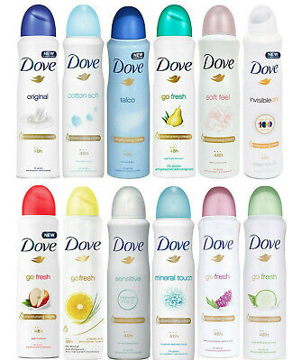 Xịt dove khử mùi 48h dưỡng da sáng mịn body spray 150ml