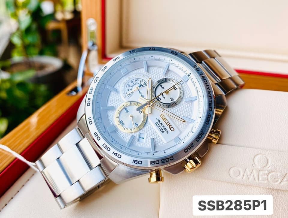 HCM]Đồng hồ nam Seiko Chronograph SSB285P1 | Lazada.vn