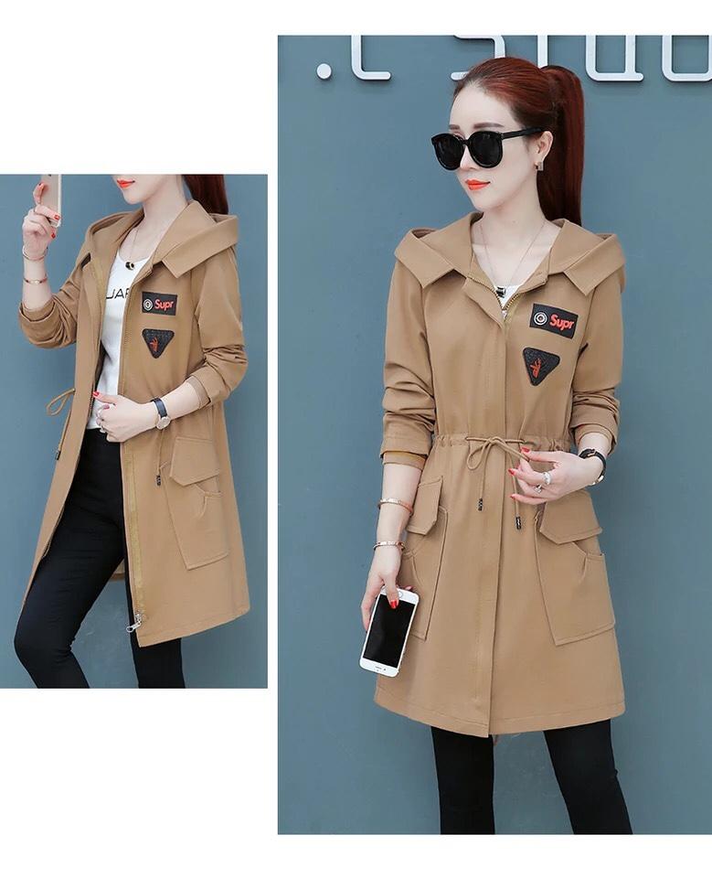 Áo khoác kaki nữ fom dài,siêu phẩm cho phái đẹp 2019