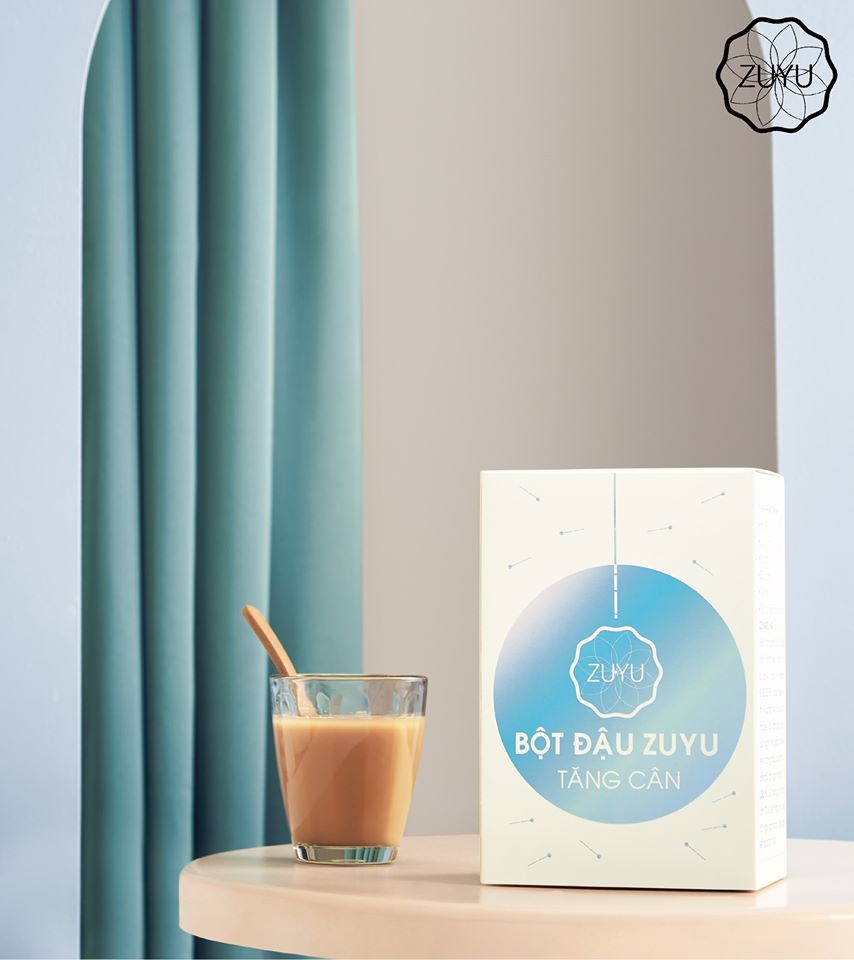 Combo Bột Tăng Cân + Bột Tăng Vòng 1 ZuYu (Tặng Tinh dầu massage V1 + THƯỚC ĐO)