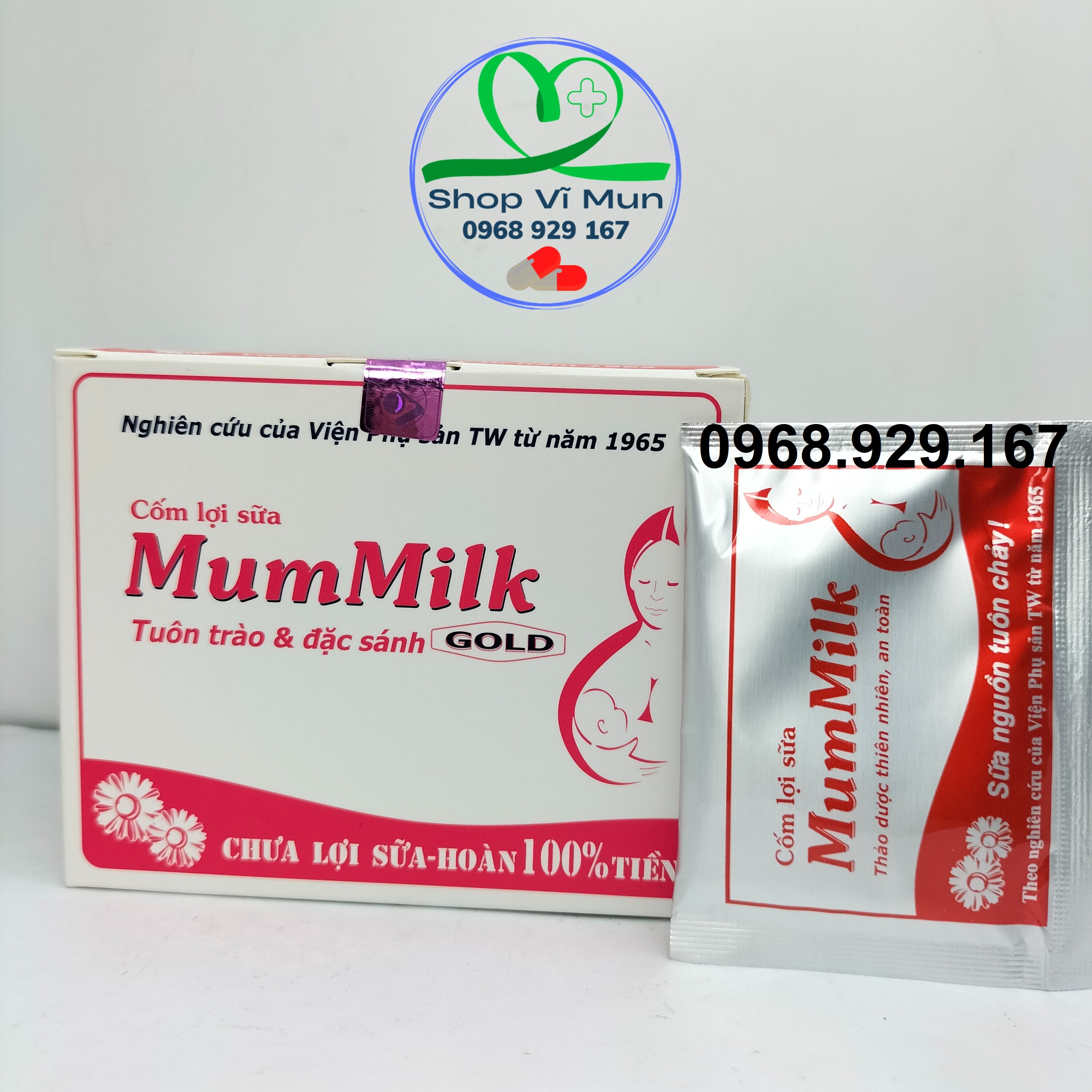 Cốm Lợi Sữa MumMilk Gold cho phụ nữ sau sinh hộp 20 gói