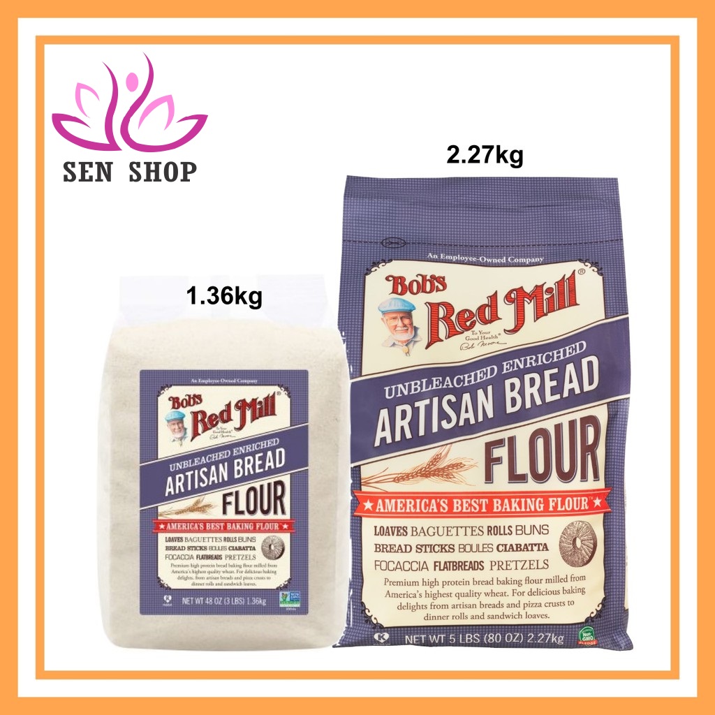 Bột làm bánh mì Bob's Red Mill - Artisan Bread Flour Bob's Red Mill