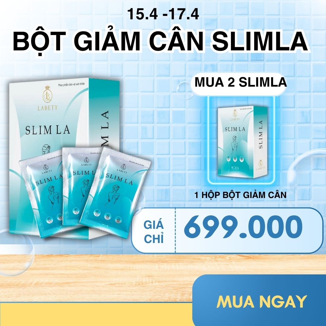 Bột Giảm Cân Toàn Thân SLIM LA , Bột Giảm Cân Cấp Tốc Đốt Mỡ Trong 7 Ngày Giảm Ngay 2kg An Toàn Hiệu Qủa x1000