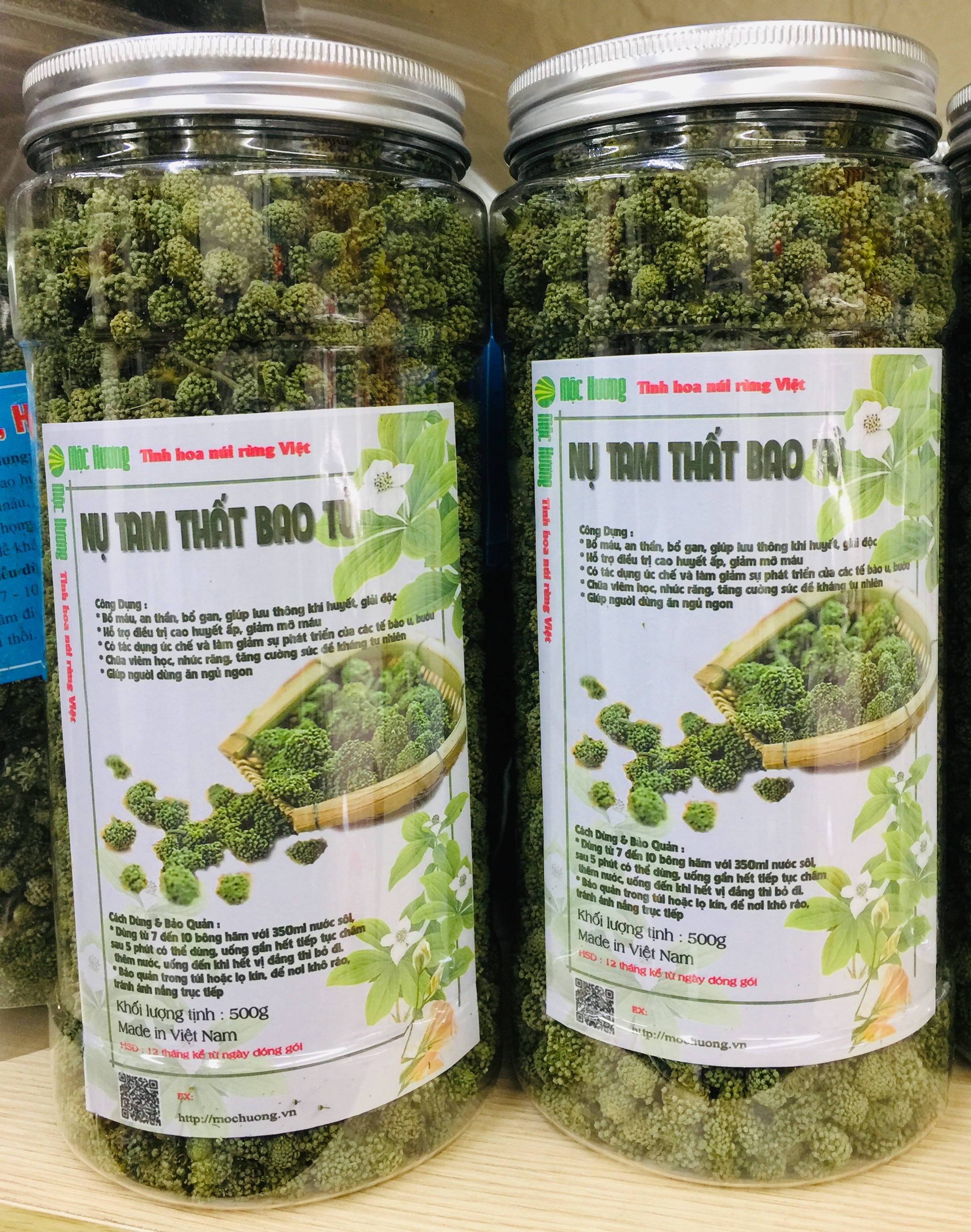 500g nụ hoa tam thất bao tử khô - loại 1