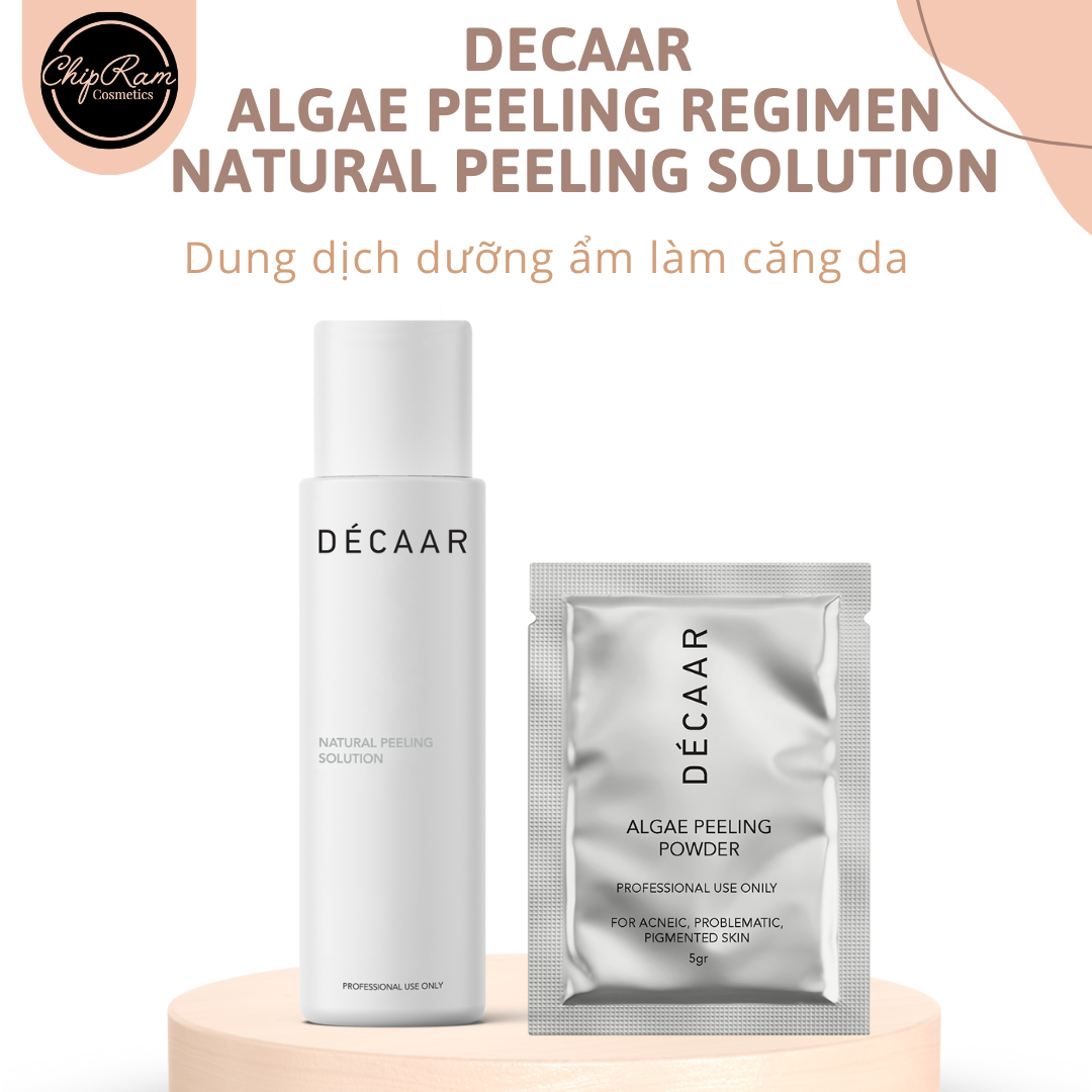 Vi Kim Tảo Biển Décaar - Decaar Dành Cho Da Nhiễm Độc , Mụn Thâm , Lão Hoá Set 1 Gói + 10ml Dẫn Tảo