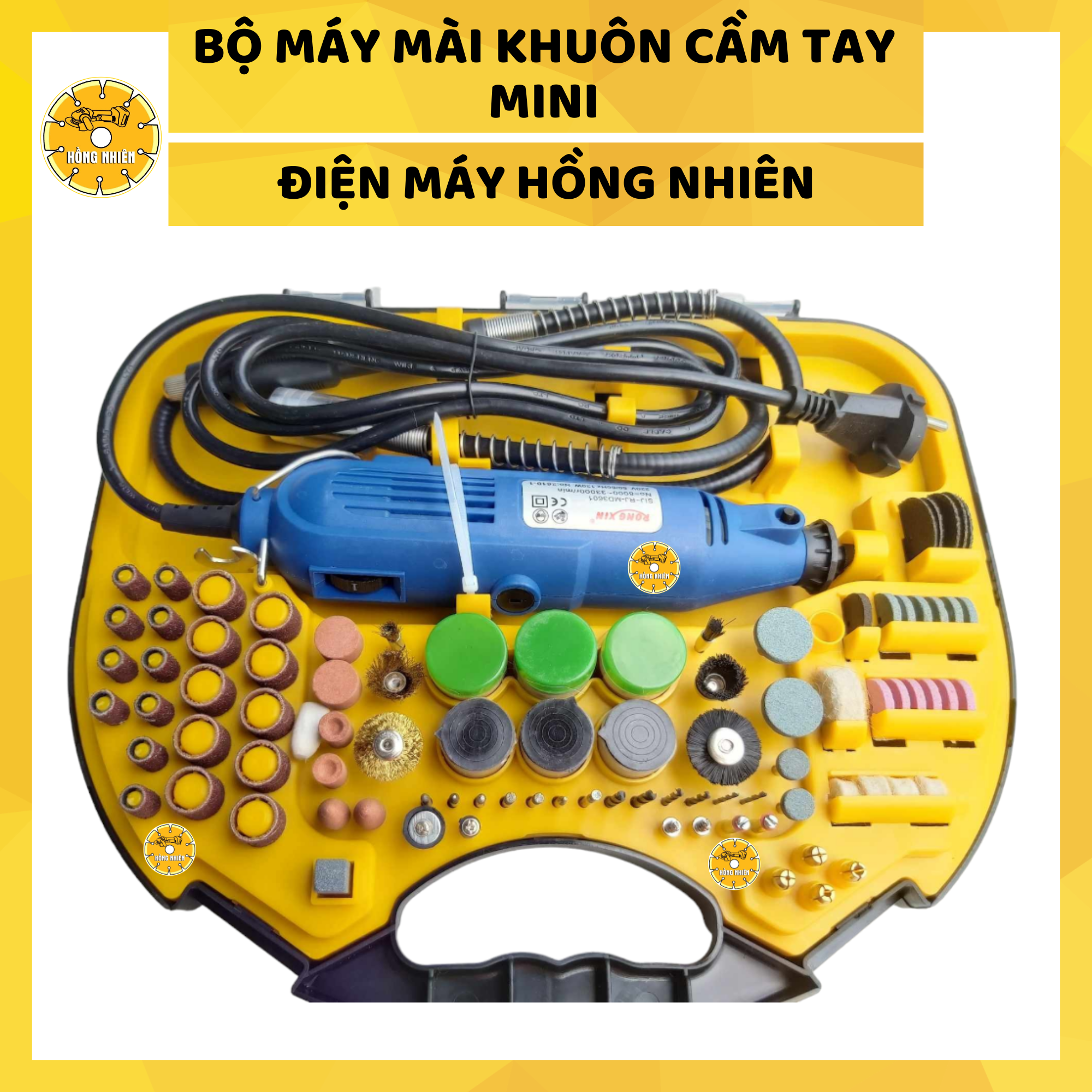 Bộ 100 món mài khuôn cầm tay - máy xây dựng hồng nhiên - mài khuôn