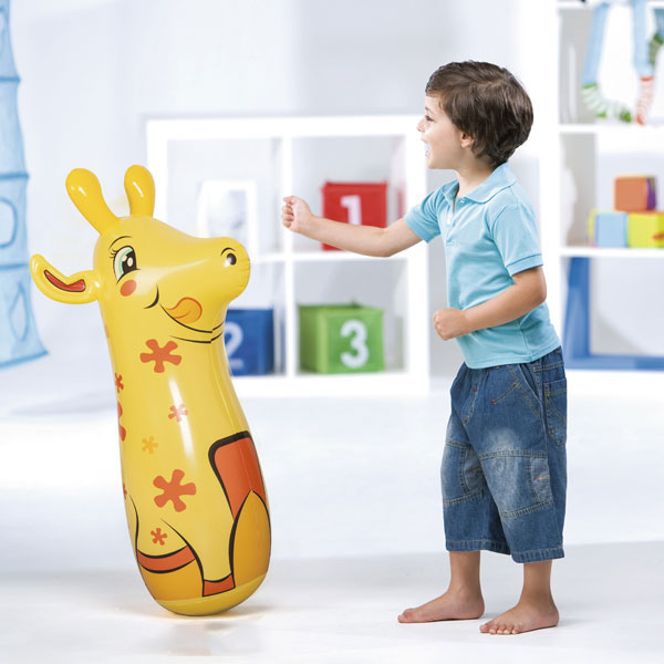 Lật đật bơm hơi cho bé bestway - hình thú ngộ ngĩnh , đáng yêu - giúp bé thích thú.