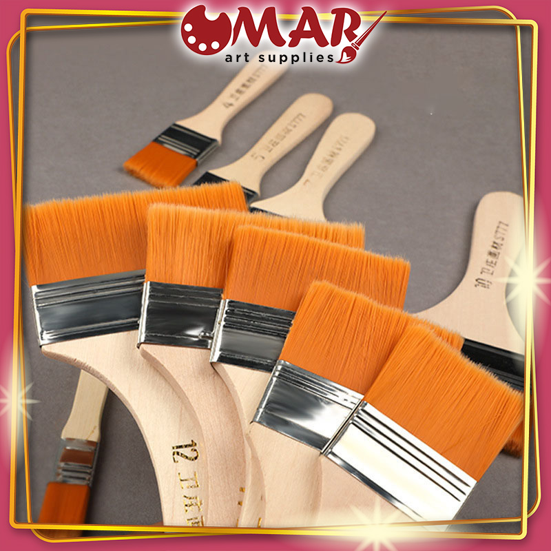 Bộ 12 Chổi Vẽ, Cọ Vẽ màu Nước, Chổi Vẽ Tường Màu 3D,Acrylic, Sơn Dầu