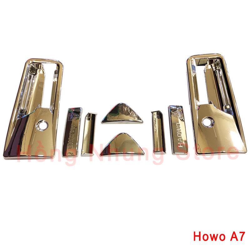 Bộ ốp tay mở cửa mạ chrome howo A7 chính xưởng